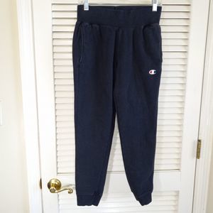 Champion Sweatpants Womens Small Black Reverse Weave Pull On Joggers Honduras